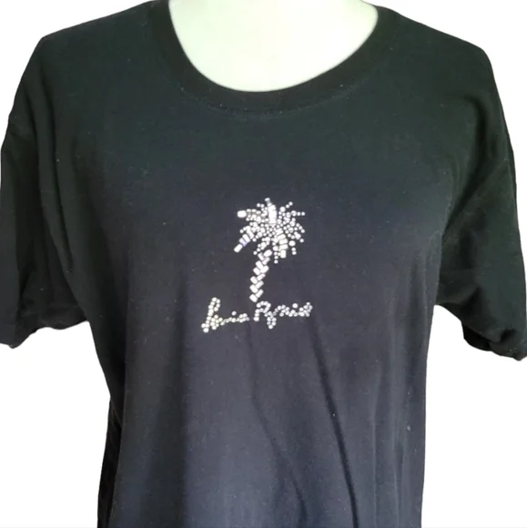 SONIA RYKIEL PALM TREE SPARKLE TEE - Picture 3 of 8
